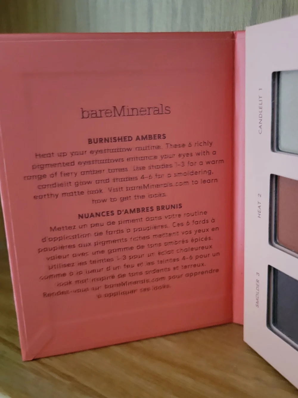 bareMinerals Mineralist Burnished Eyeshadow Palette -6 Shades New No Box